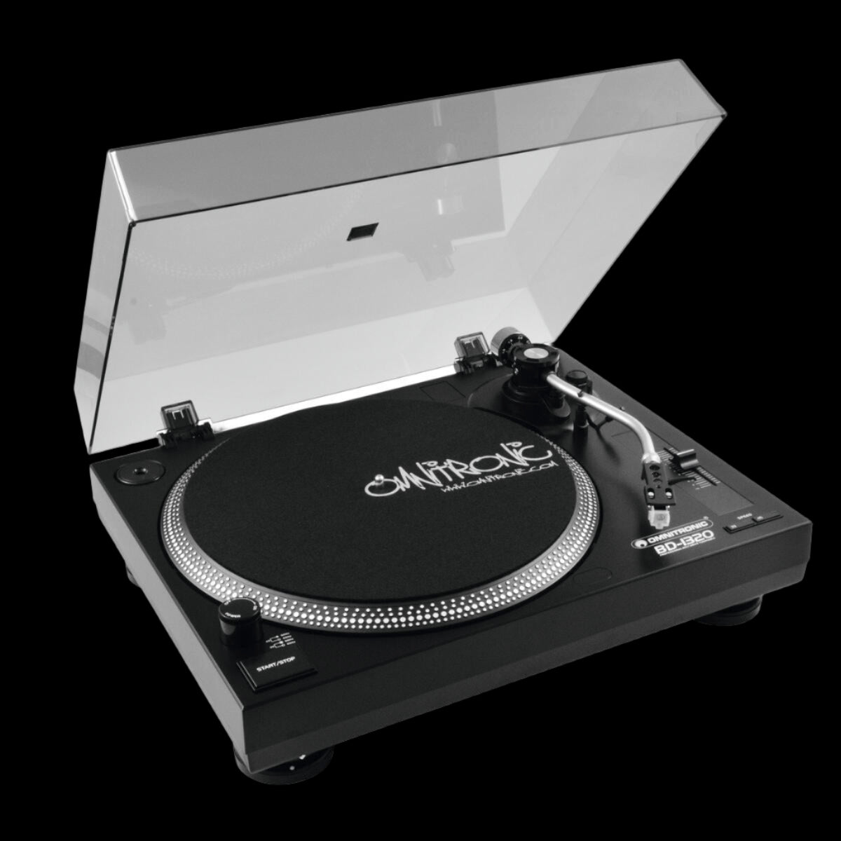 Omnitronic BD-1320 Plattenspieler Schwarz