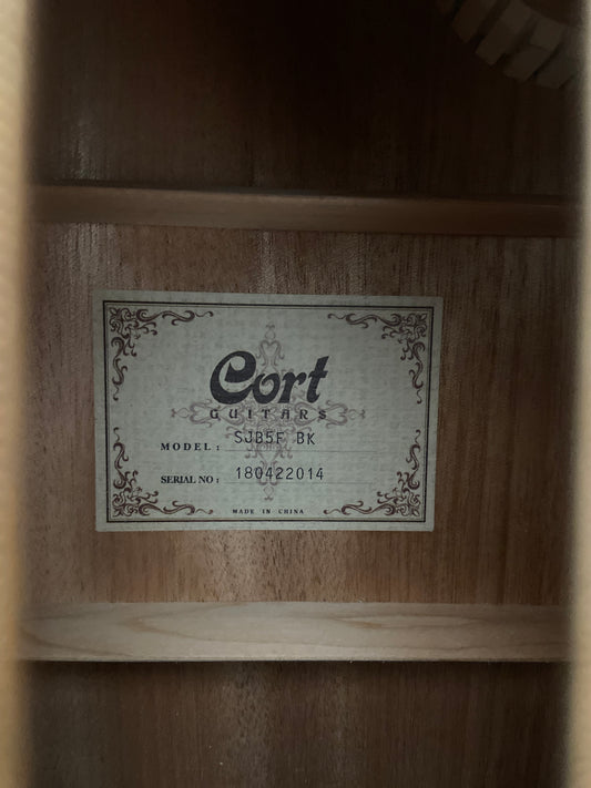 Cort SJB5F Super Jumbo Akustik Bass