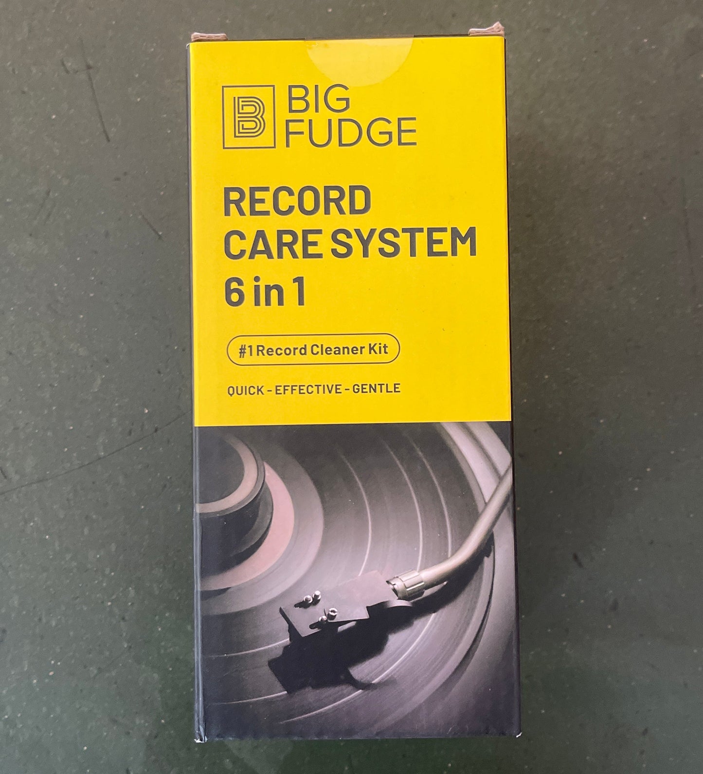 Big Fudge Record Care System 6 in 1 Schallplatten Reinigungs Set