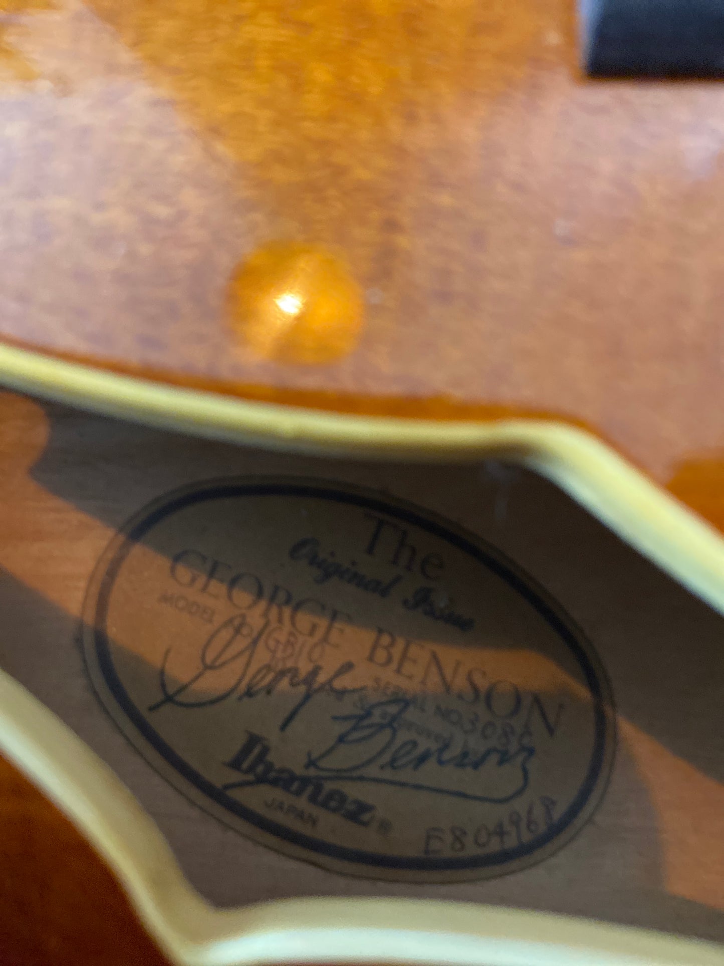 Ibanez GB10 George Benson Signature SN: 3080