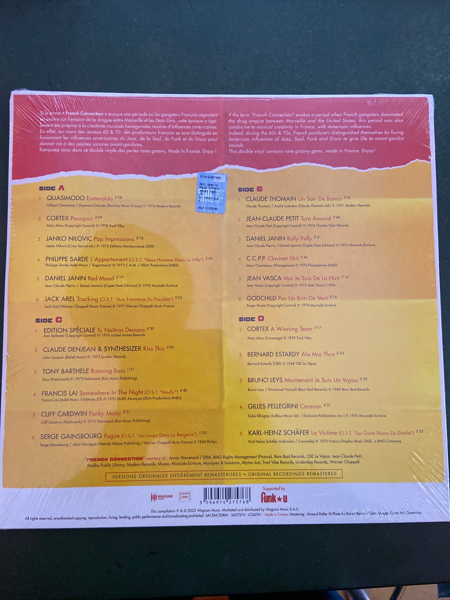French Connection Rare Funk, Soul, Jazz From 60's & 70's Made In France