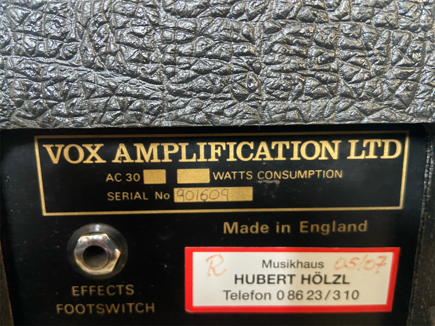 Vox AC30 Rose Morris Amp circa late 1980