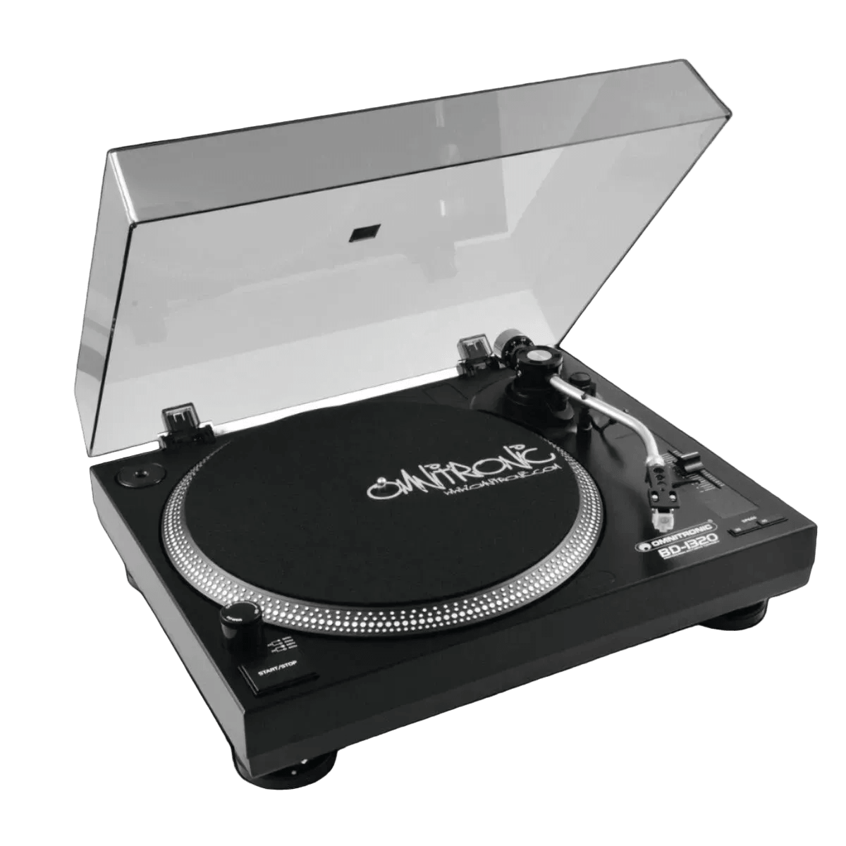 Omnitronic BD - 1320 Plattenspieler Schwarz Omnitronic Turntable Roadhouse Vintage Vibes