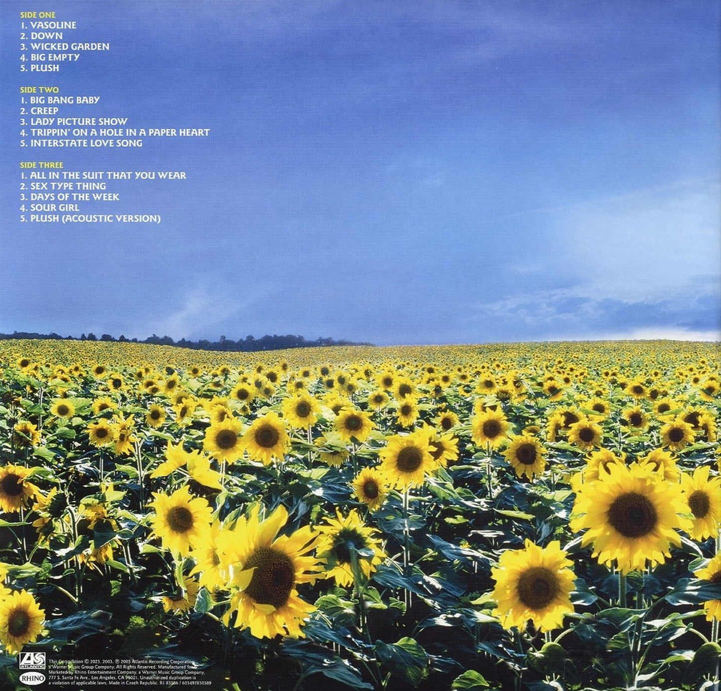 Stone Temple Pilots "Thank You" Double Vinyl