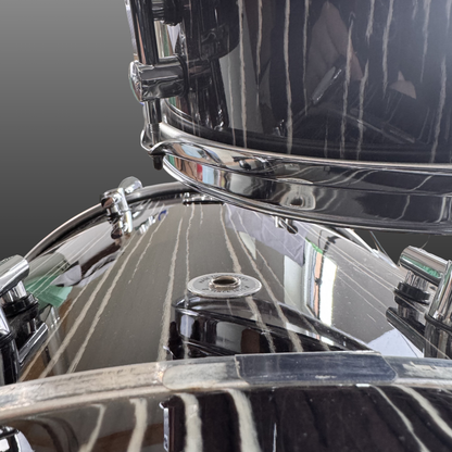 Sonor ProLite Ebony White Stripes Drumset