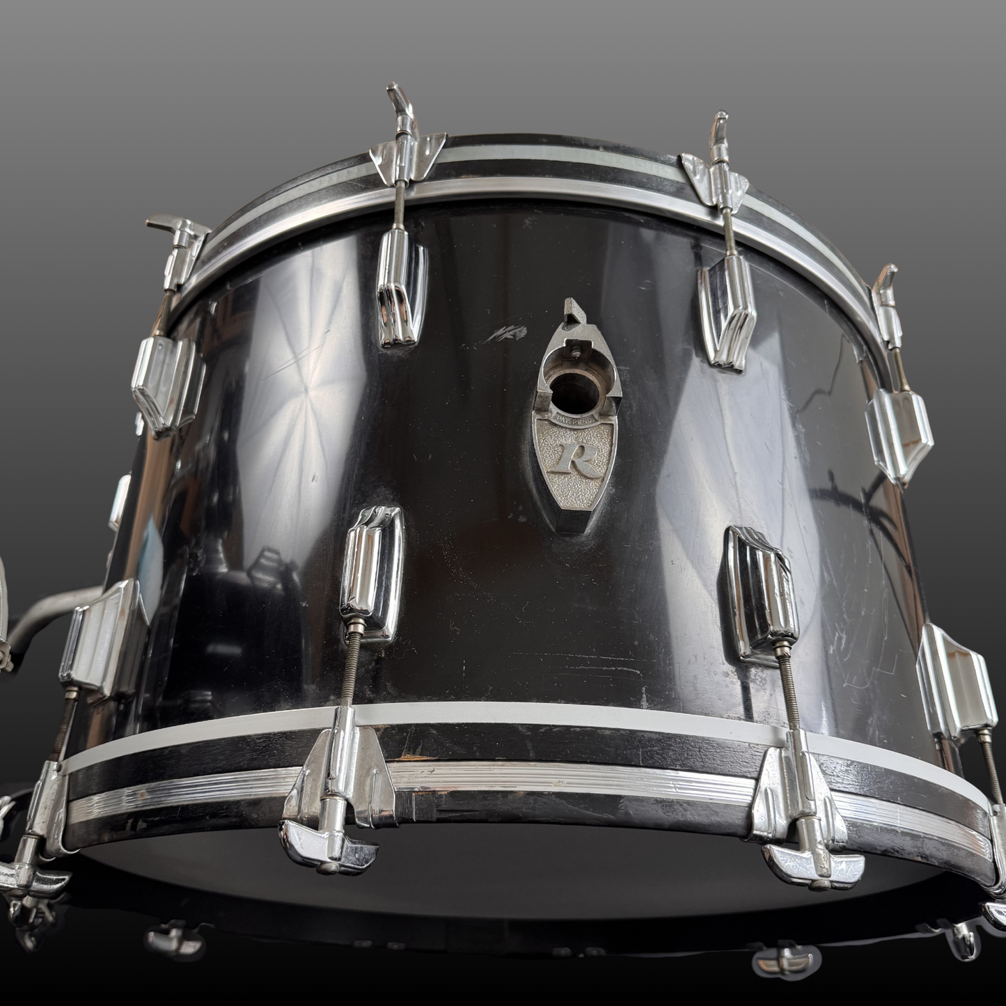 Rogers Big R Drum Kit Piano Black