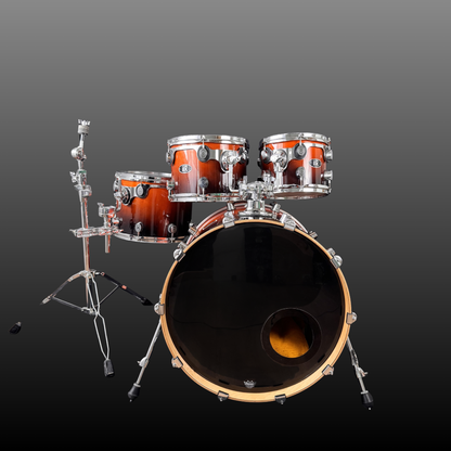 DW PDP BX Series Shell Set Chili Fade