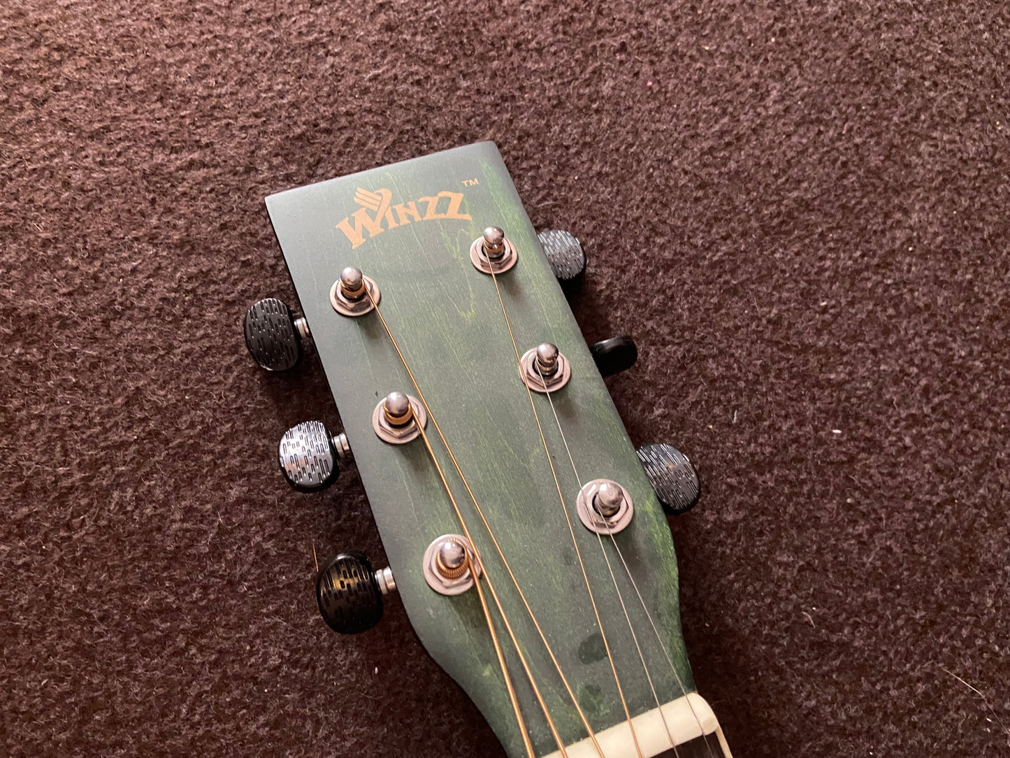 Winzz AF-H00LC 40-Zoll-Anfänger-Akustikgitarre Mit Cutaway