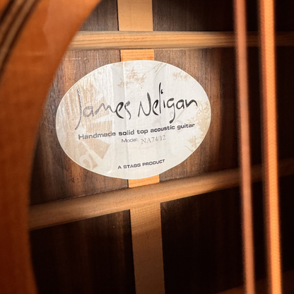 James Neligan NA74/12 12 String Acoustic Guitar