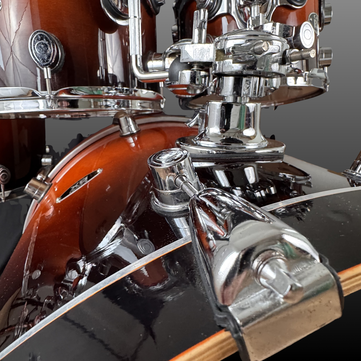 DW PDP BX Series Shell Set Chili Fade