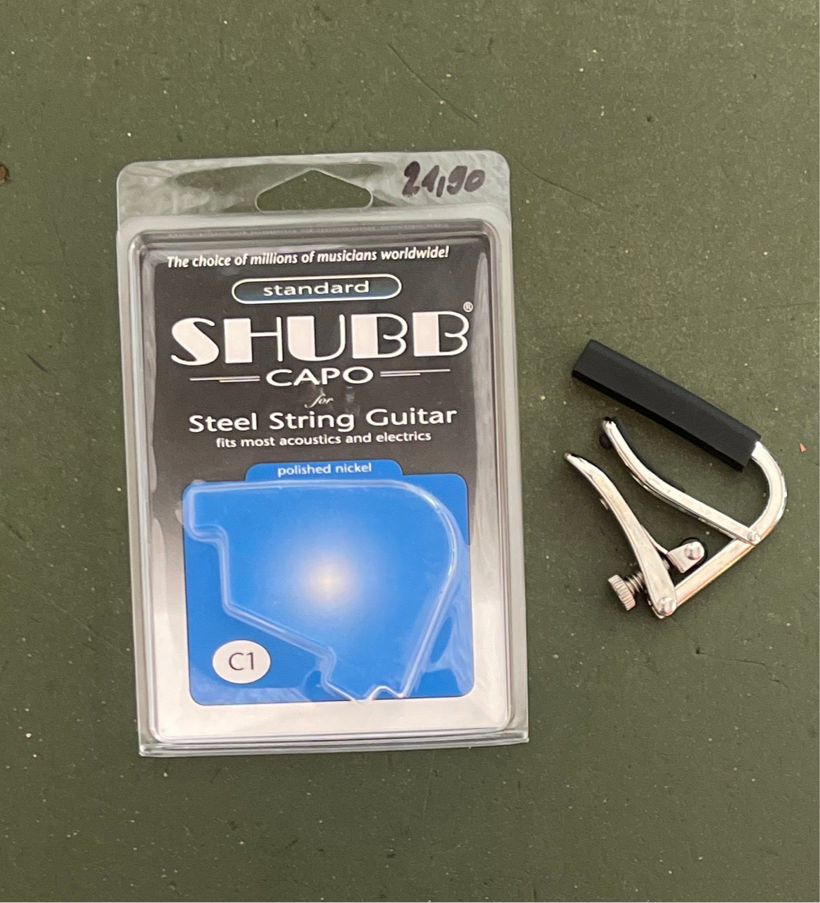 Shubb C1 Kapodaster E-Gitarre/Westerngitarre