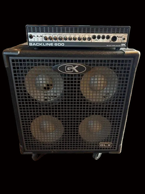 Gallien Krueger Bass Stack BLX 4x10" Box & Backline 600 Topteil