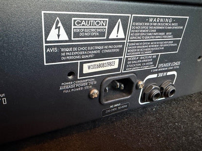 Gallien Krueger Bass Stack BLX 4x10" Box & Backline 600 Topteil