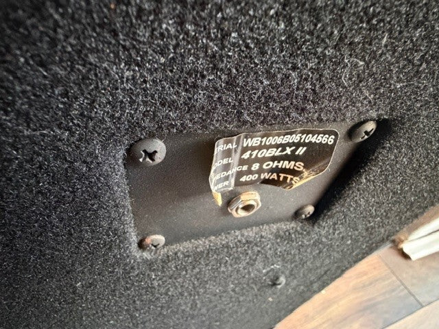 Gallien Krueger Bass Stack BLX 4x10" Box & Backline 600 Topteil