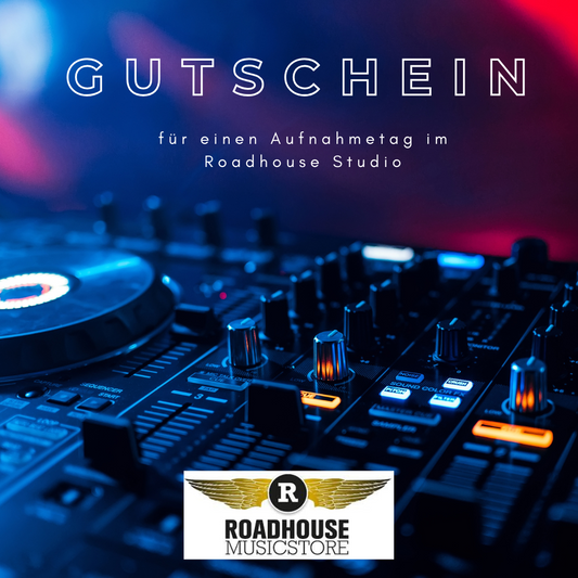 Gutschein für einen Aufnahmetag im Roadhouse Tonstudio
