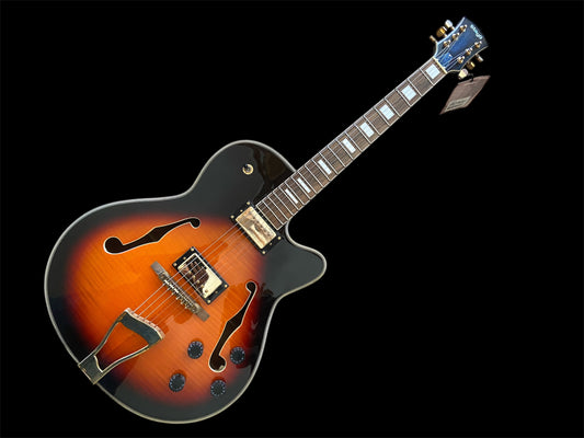 STAGG Jazz E-Gitarre A350 violinburst