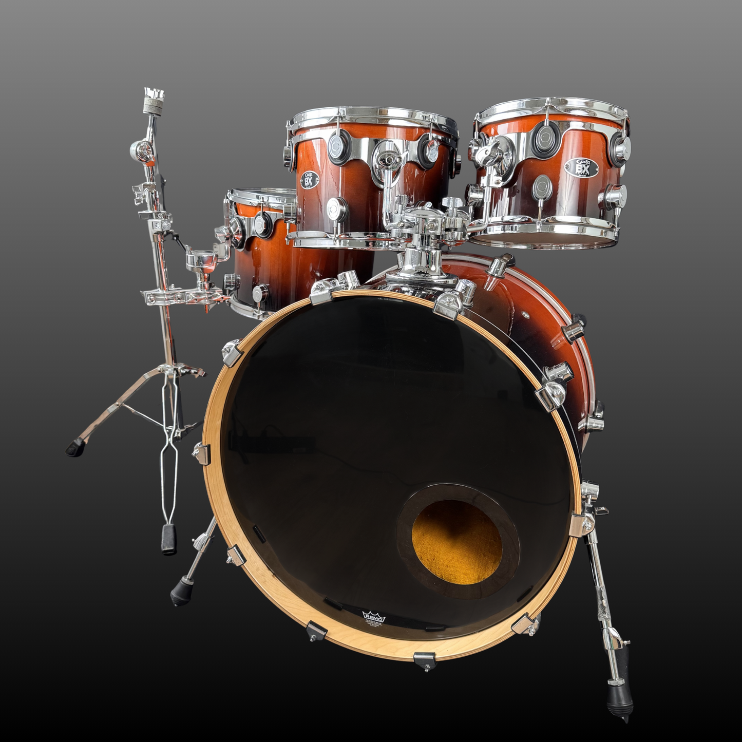 DW PDP BX Series Shell Set Chili Fade