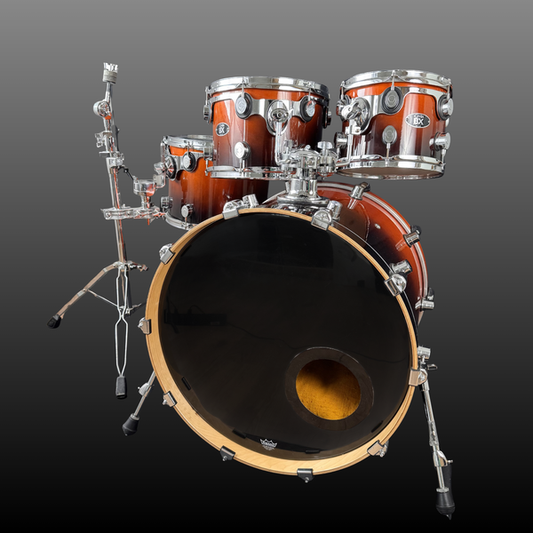 DW PDP BX Series Shell Set Chili Fade