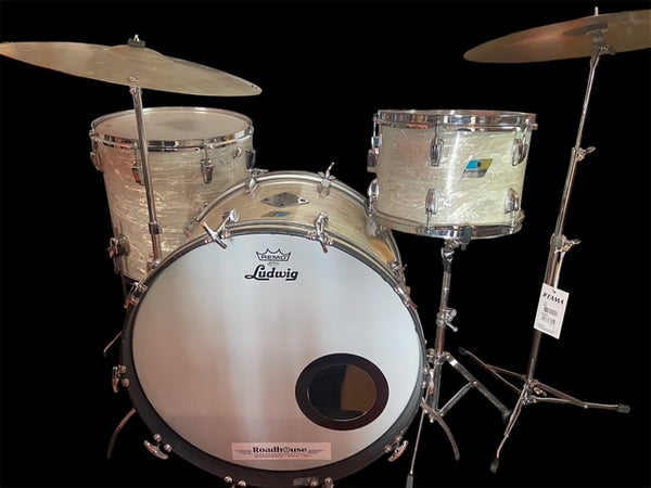 Ludwig Hollywood Drumset White Marine Pearl Baujahr 1971 - 1972