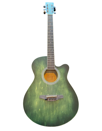 Winzz AF-H00LC 40-Zoll-Anfänger-Akustikgitarre Mit Cutaway
