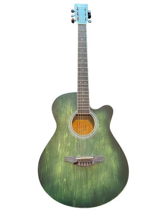 Winzz AF-H00LC 40-Zoll-Anfänger-Akustikgitarre Mit Cutaway