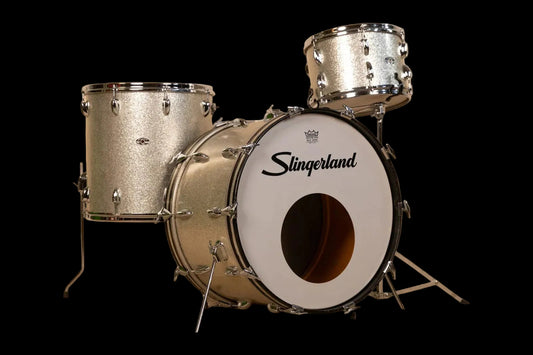 Slingerland DrumsetSparkling Silver Pearl 60`s