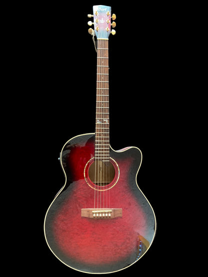 Cort SJ - 7X E - Acoustic Gitarre Cort Akustik Gitarre Roadhouse Vintage Vibes