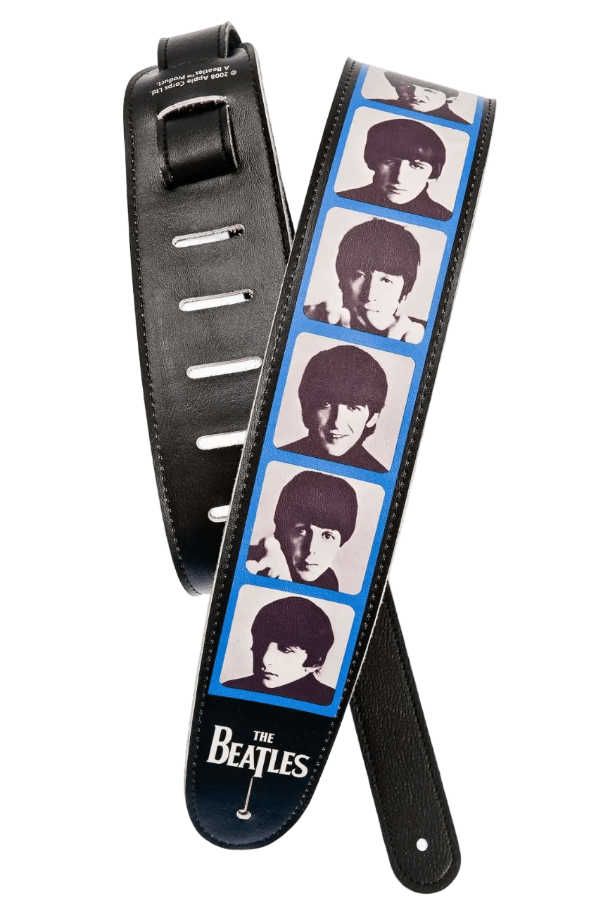 Gitarrengurt Beatles „Hard Days Night" D'addario Guitar strap Roadhouse Vintage Vibes
