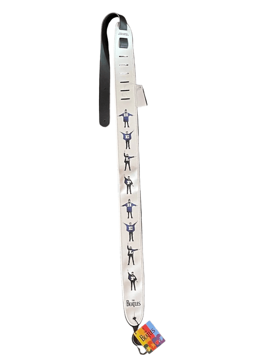 Gitarrengurt Beatles "HELP" weiß D'addario Guitar strap Roadhouse Vintage Vibes