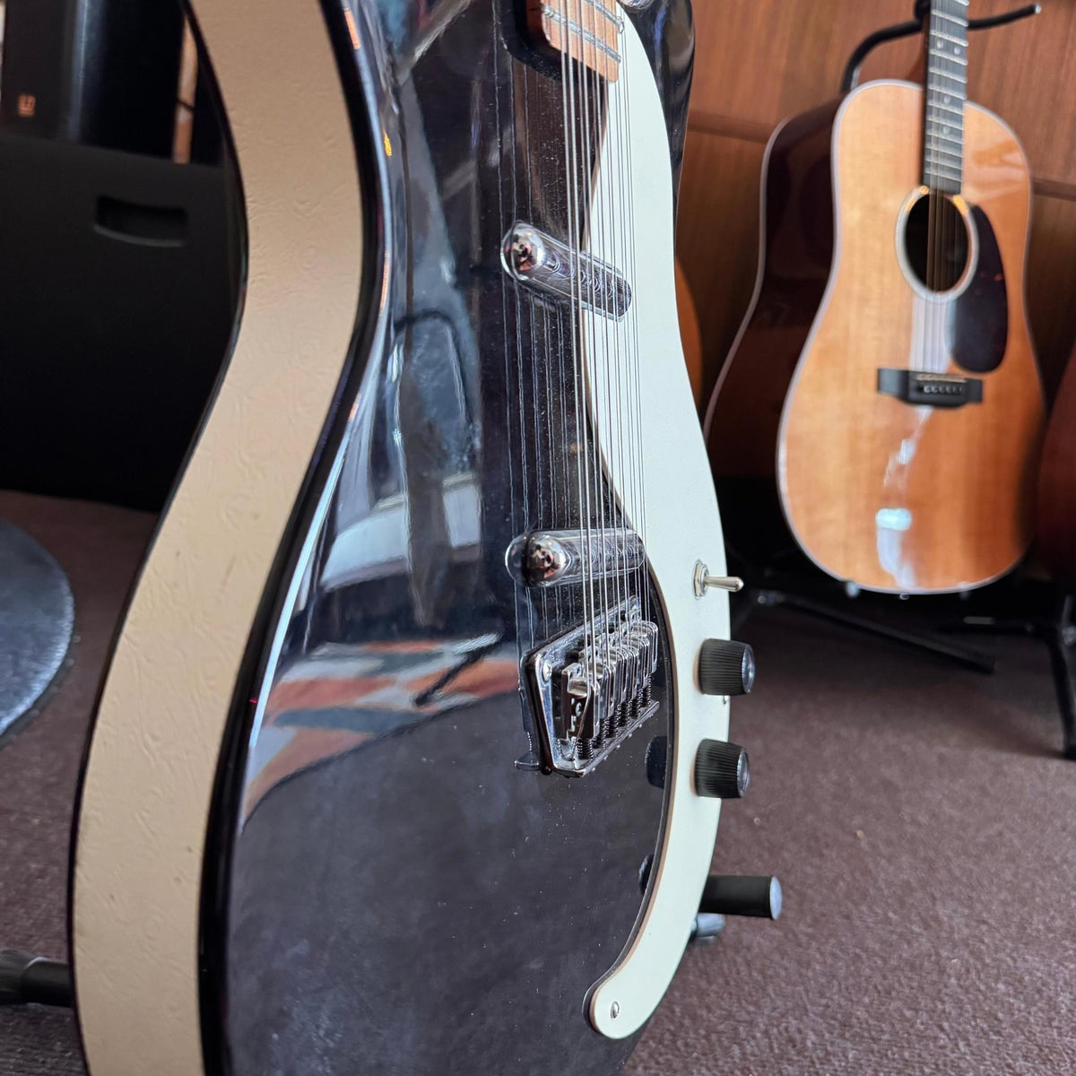 Danelectro 59 Dano 12 BK 12 String Danelectro E-Gitarre Roadhouse Vintage Vibes