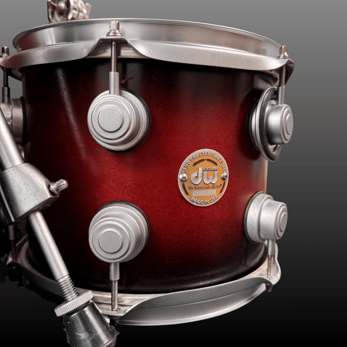 DW Collectors Drumset USA Cherry to Ebony SSC Shell Set, used – image 6 of 14