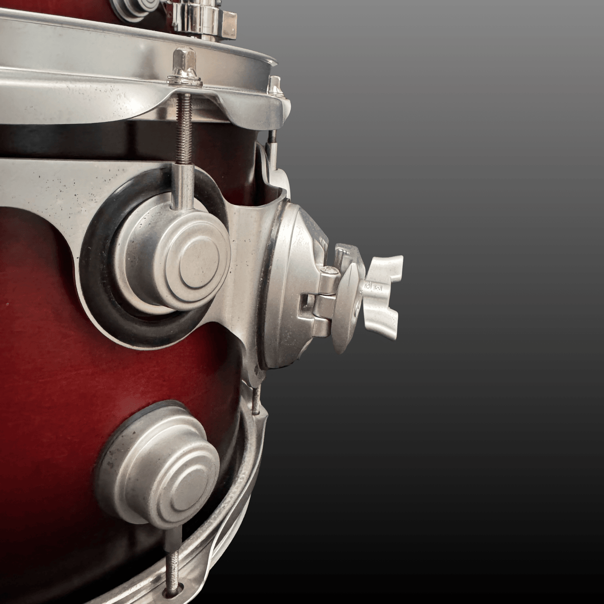 DW Collectors Drumset USA Cherry to Ebony SSC Shell Set, used – image 10 of 14