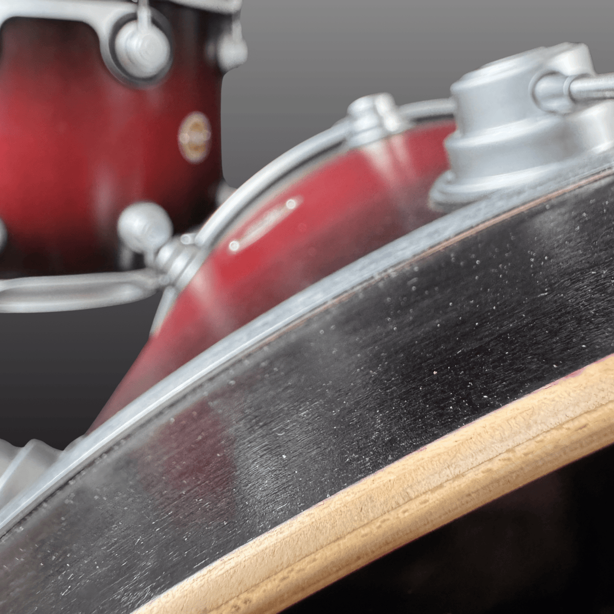 DW Collectors Drumset USA Cherry to Ebony SSC Shell Set, used – image 9 of 14