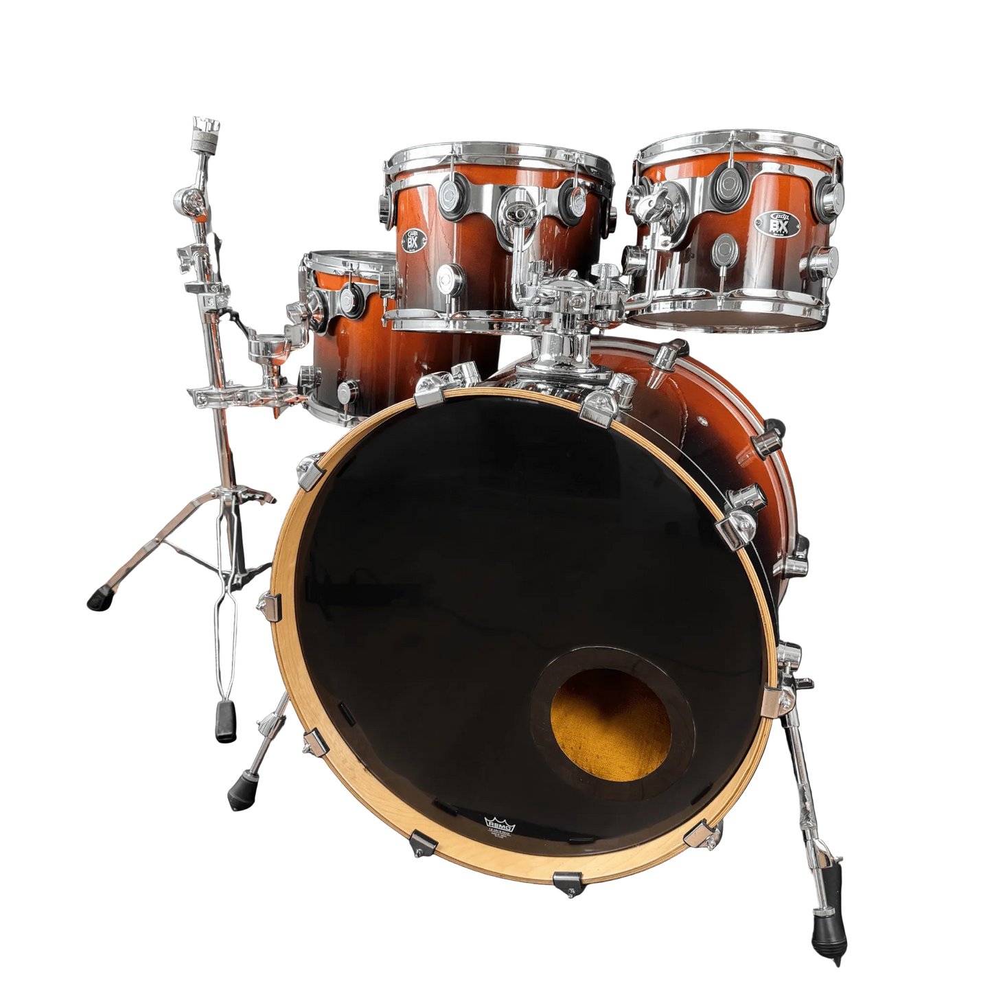 DW PDP BX Series Shell Set Chili Fade Drumworkshop Drumset Roadhouse Vintage Vibes