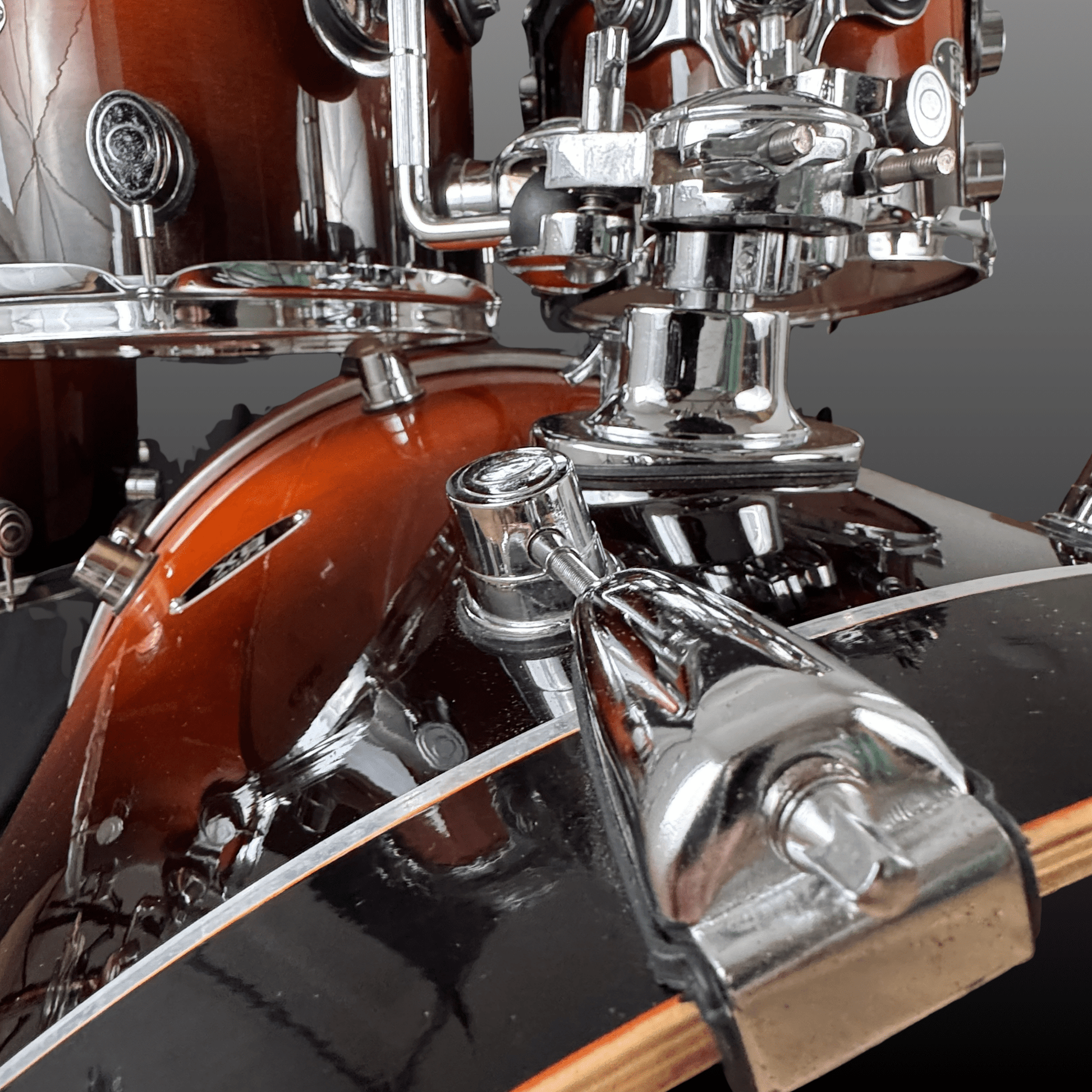 DW PDP BX Series Shell Set Chili Fade Drumworkshop Drumset Roadhouse Vintage Vibes