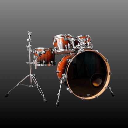 DW PDP BX Series Shell Set Chili Fade Drumworkshop Drumset Roadhouse Vintage Vibes
