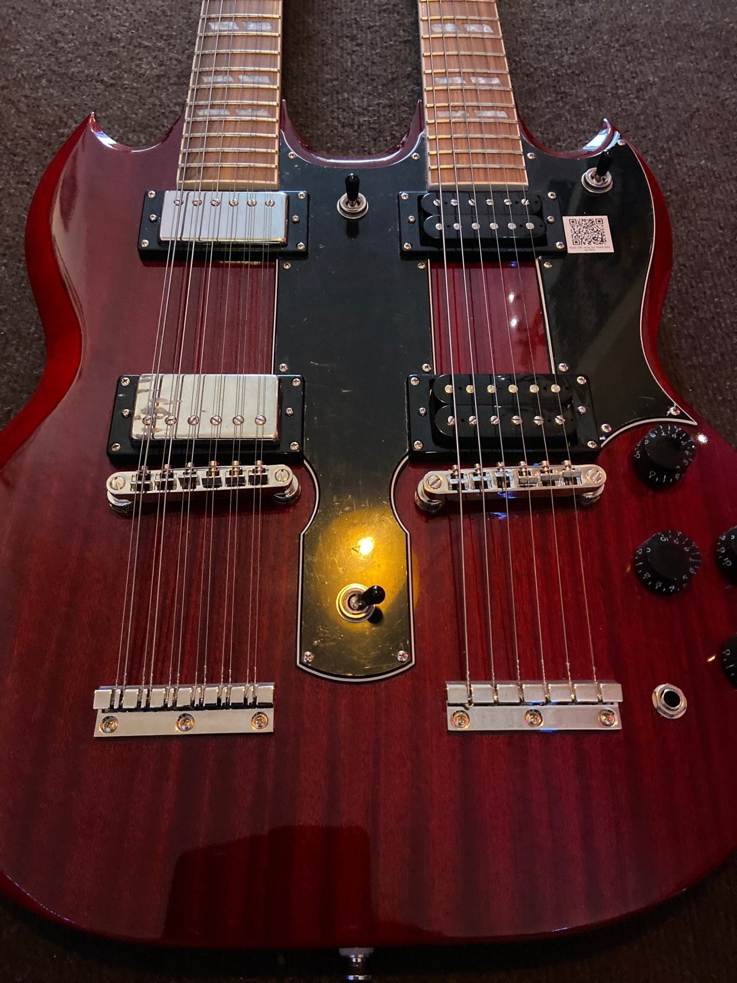 Epiphone G - 1275 Double Neck Epiphone E - Gitarre Roadhouse Vintage Vibes