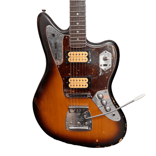Fender Jaguar Kurt Cobain Road Worn Fender E - Gitarre Roadhouse Vintage Vibes