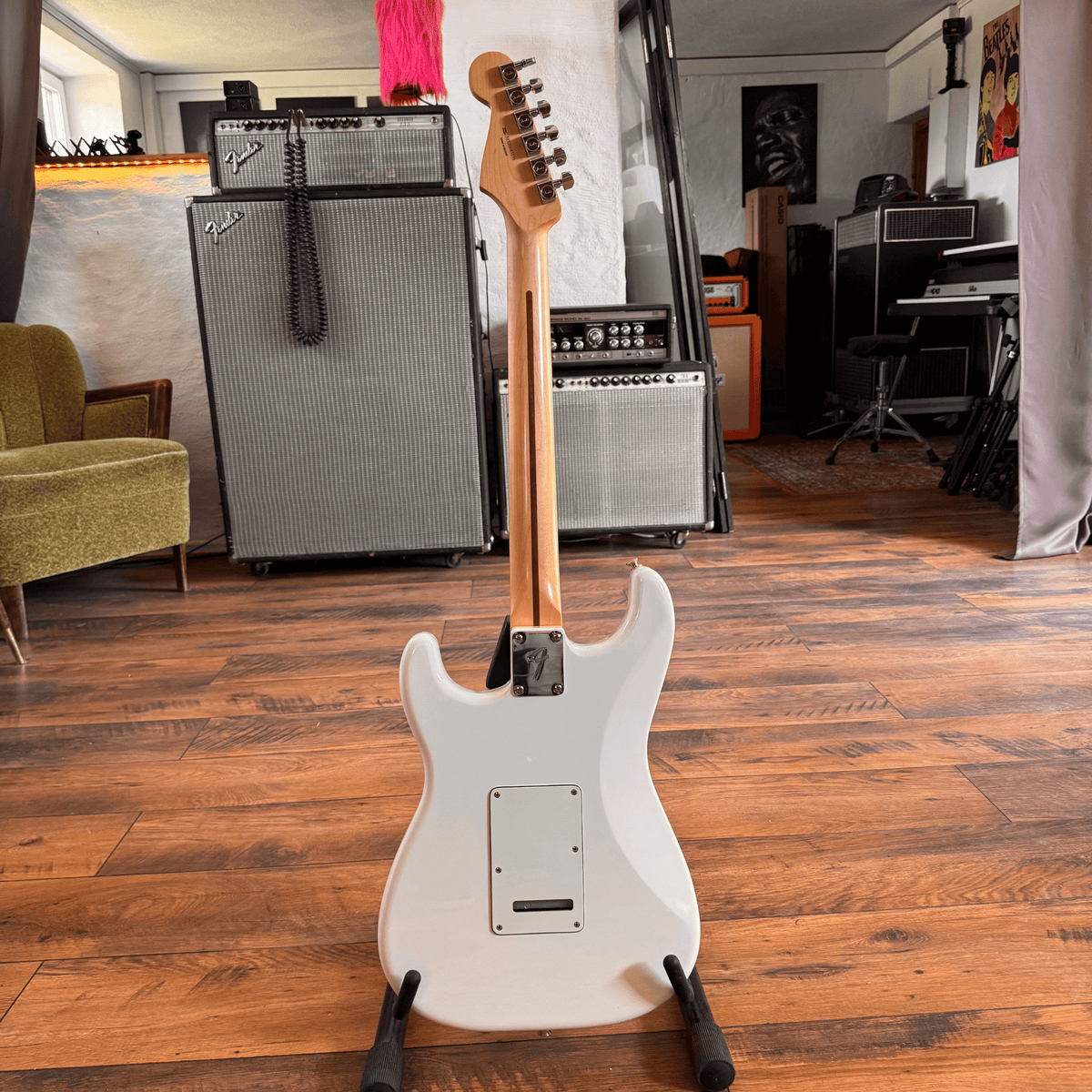 Fender Stratocaster Player (Polar White, Pau Ferro Fingerboard) Fender Gitarre Roadhouse Vintage Vibes