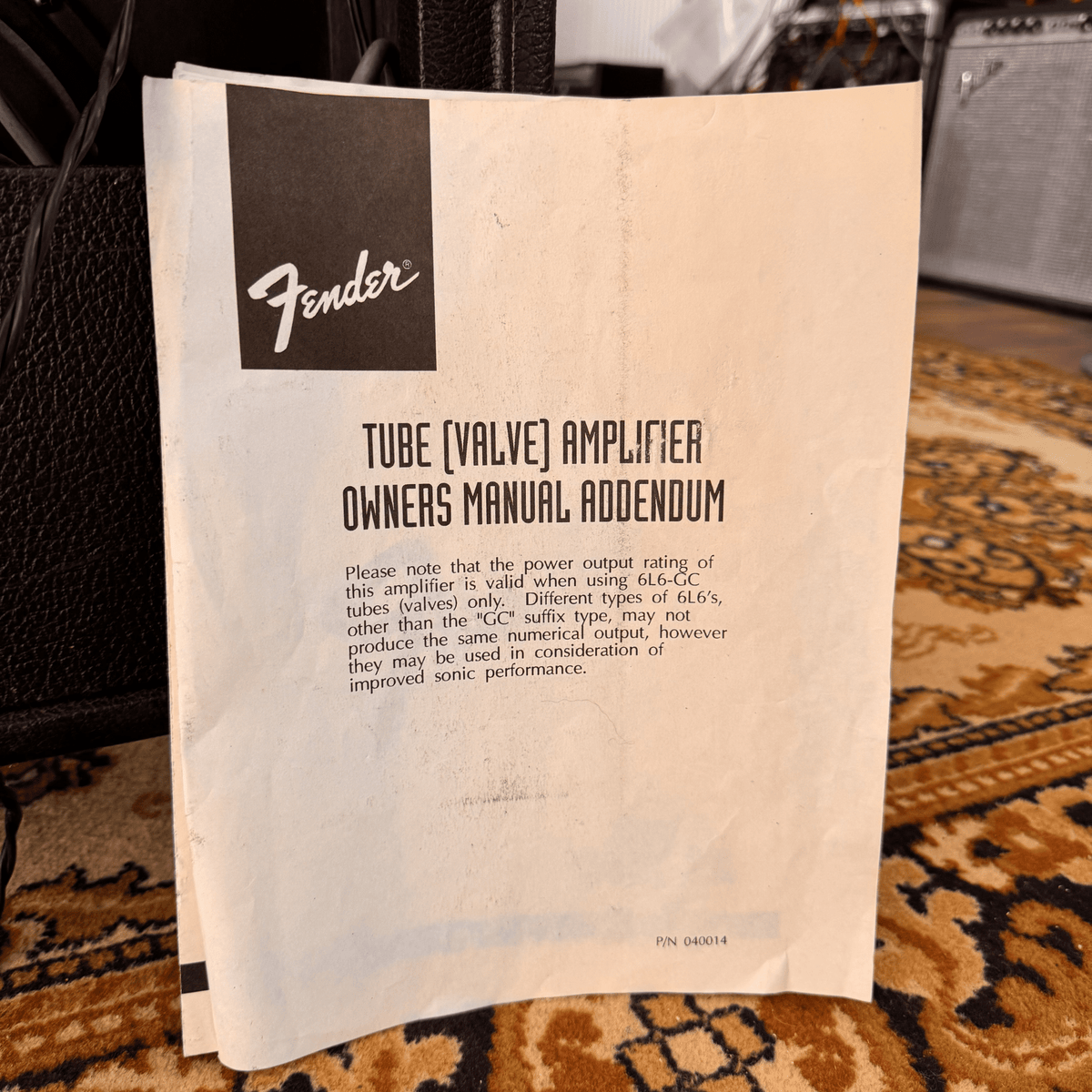 Fender Super Amp 4x10 Vollröhrenverstärker Fender Guitar Amplifier Roadhouse Vintage Vibes
