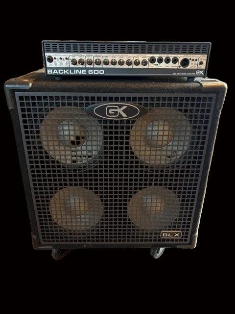 Gallien Krueger Bass Stack BLX 4x10" Box & Backline 600 Topteil Gallien Krueger Guitar Amplifier Roadhouse Vintage Vibes
