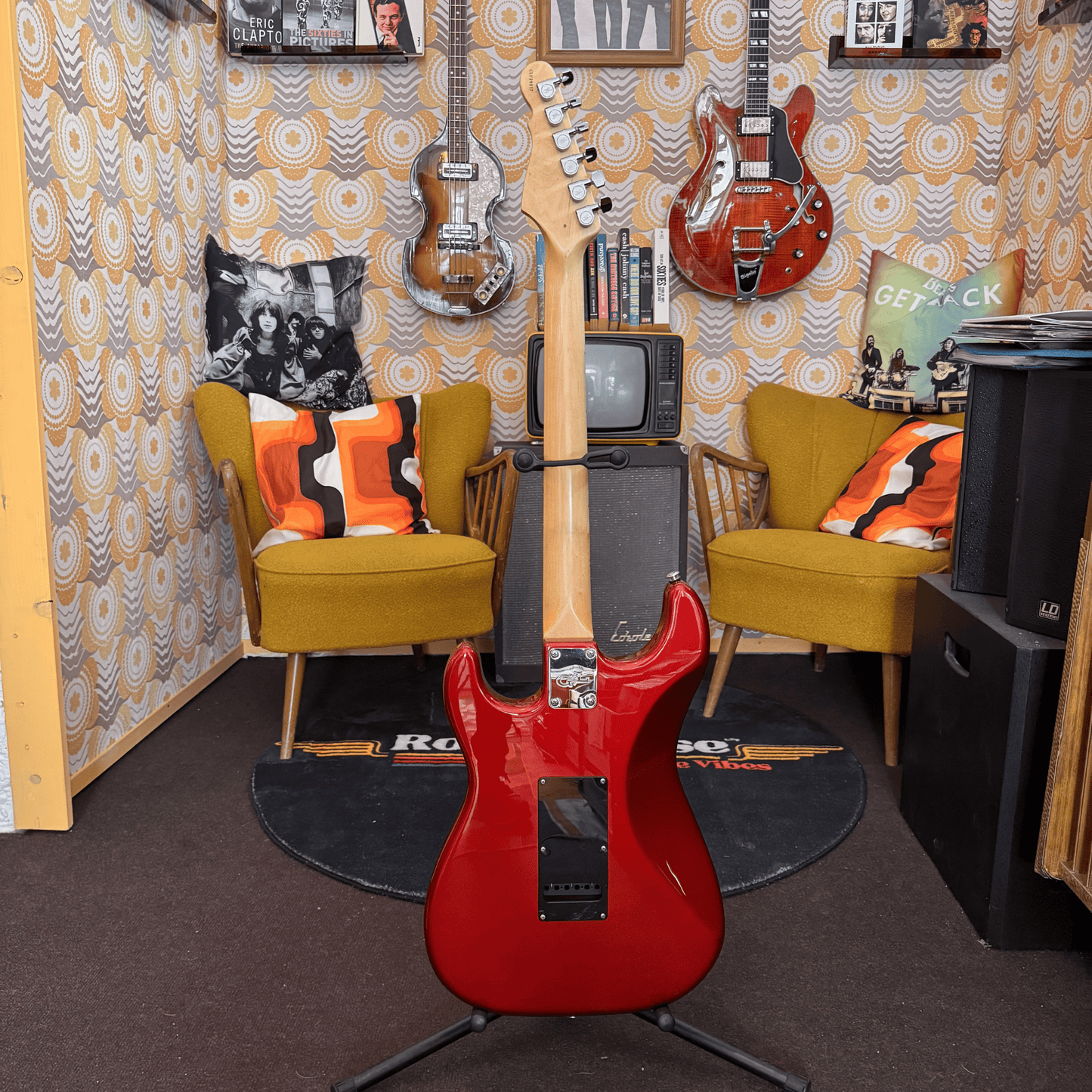 G&L Legacy Strat Candy Apple Red "Matched Headstock" inkl. Case G&L E - Gitarre Roadhouse Vintage Vibes