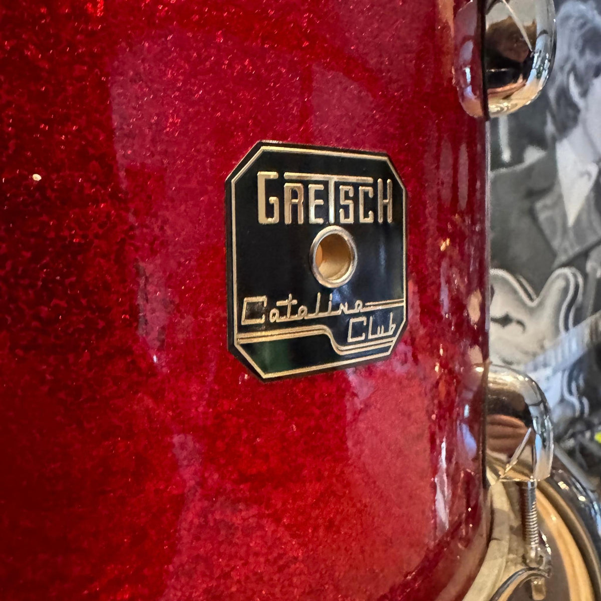 Gretsch Catalina Red Sparkle Gretsch Drumset Roadhouse Vintage Vibes