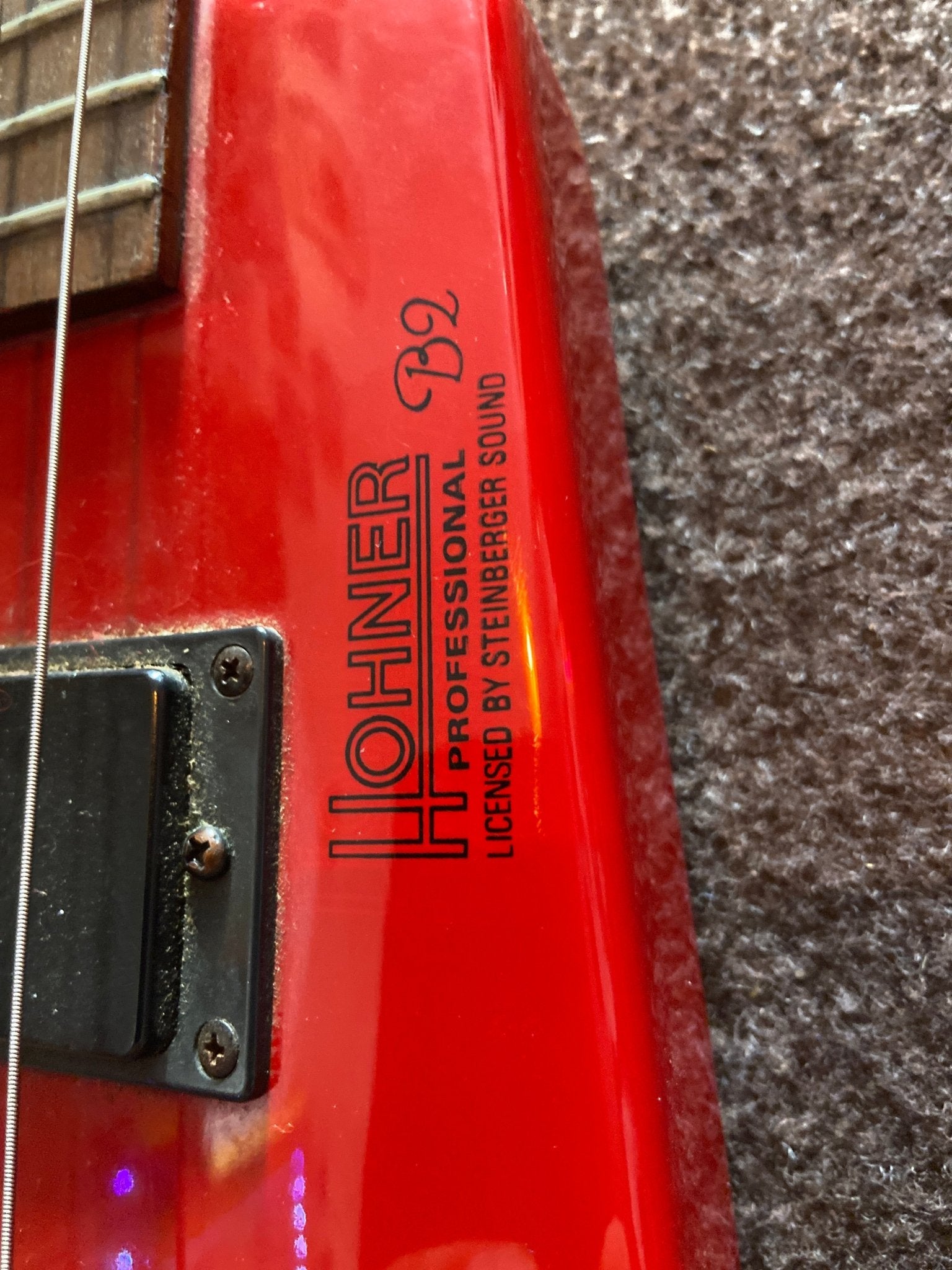 Hohner B2 Headless Bass 80er Jahre - Roadhouse Vintage Vibes