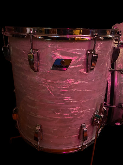 Ludwig Hollywood Drumset White Marine Pearl Baujahr 1971 - 1972 Ludwig Drumset Roadhouse Vintage Vibes