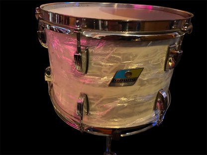 Ludwig Hollywood Drumset White Marine Pearl Baujahr 1971 - 1972 Ludwig Drumset Roadhouse Vintage Vibes
