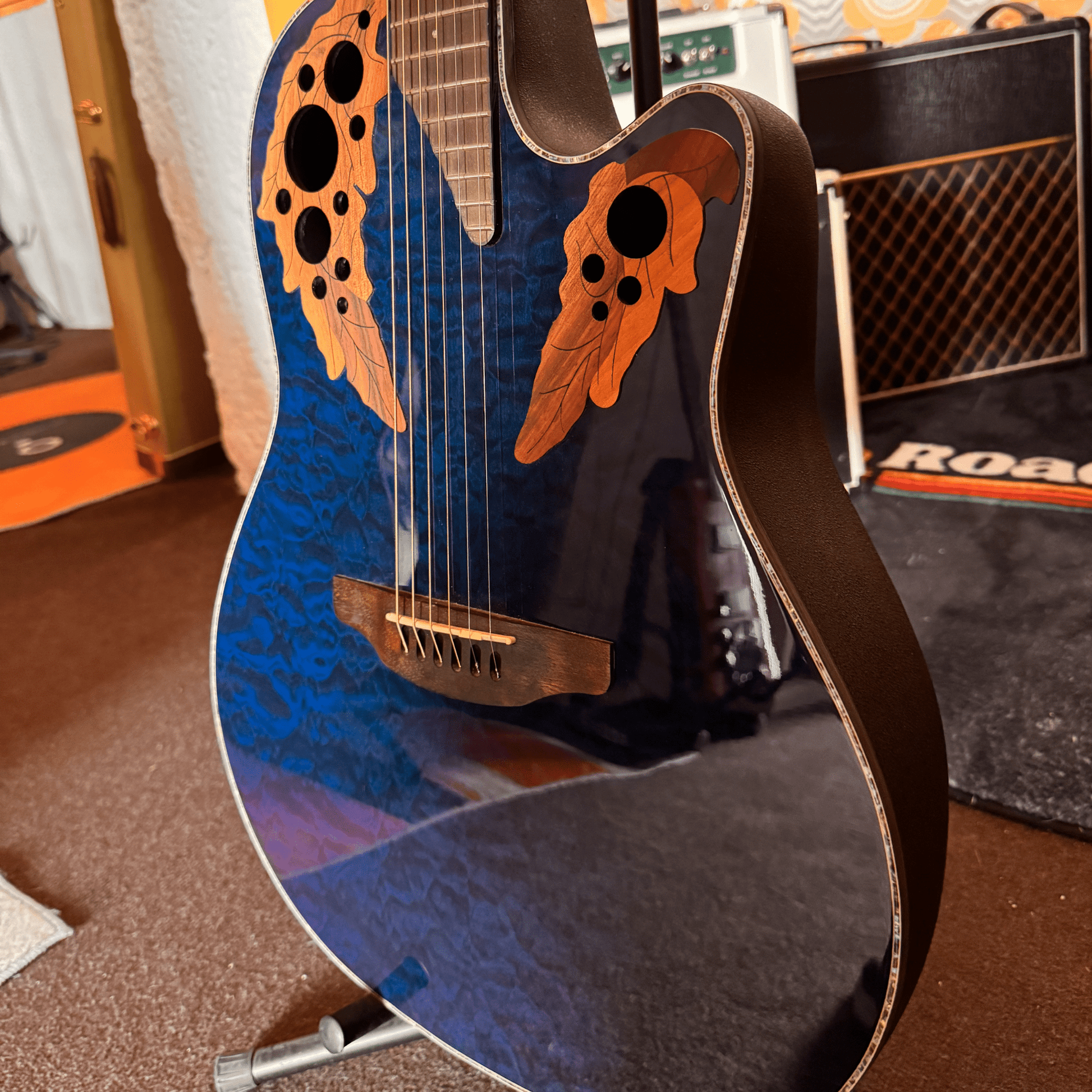 Ovation Celebrity ElitePlusCE44P - 8TQ - G Ovation Akustik Gitarre Roadhouse Vintage Vibes