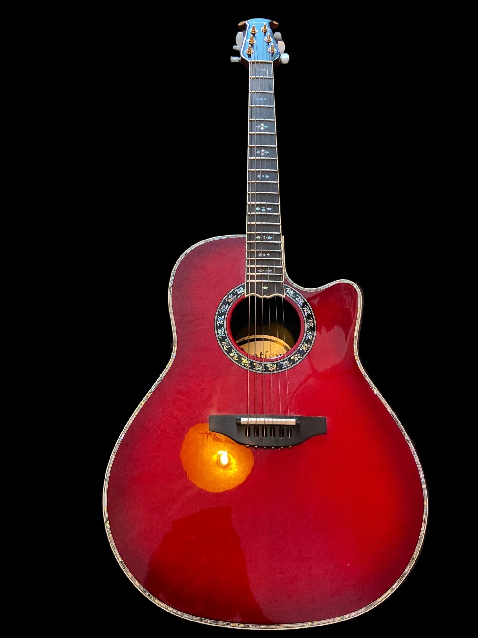 Ovation C2079AX - CCB Custom Legend Cherry Burst Elektro - Akustikgitarre Ovation Akustik Gitarre Roadhouse Vintage Vibes
