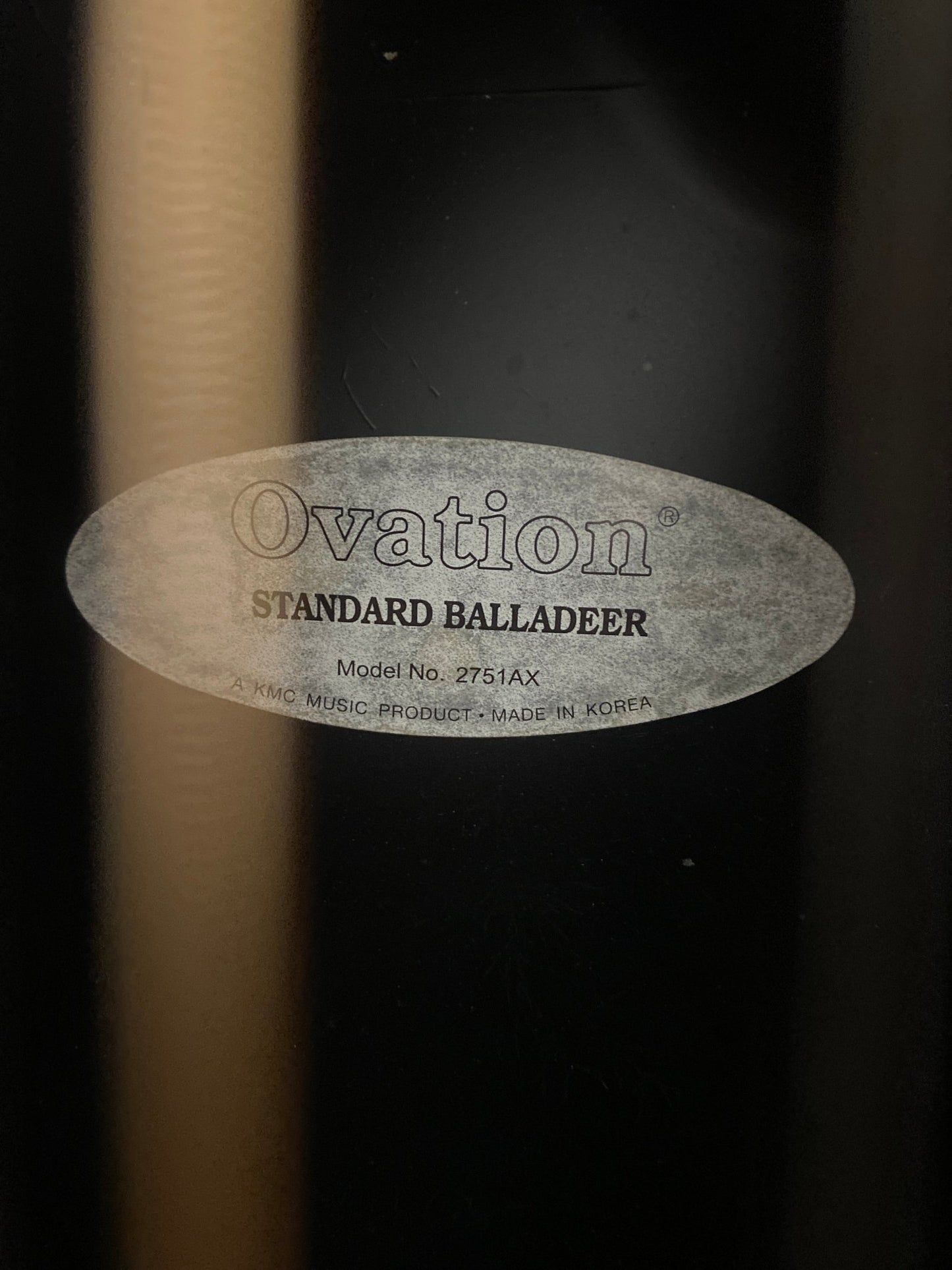 Ovation Pro Series Standard Balladeer 2751AX Deep Contour 12 - string Ovation Akustik Gitarre Roadhouse Vintage Vibes