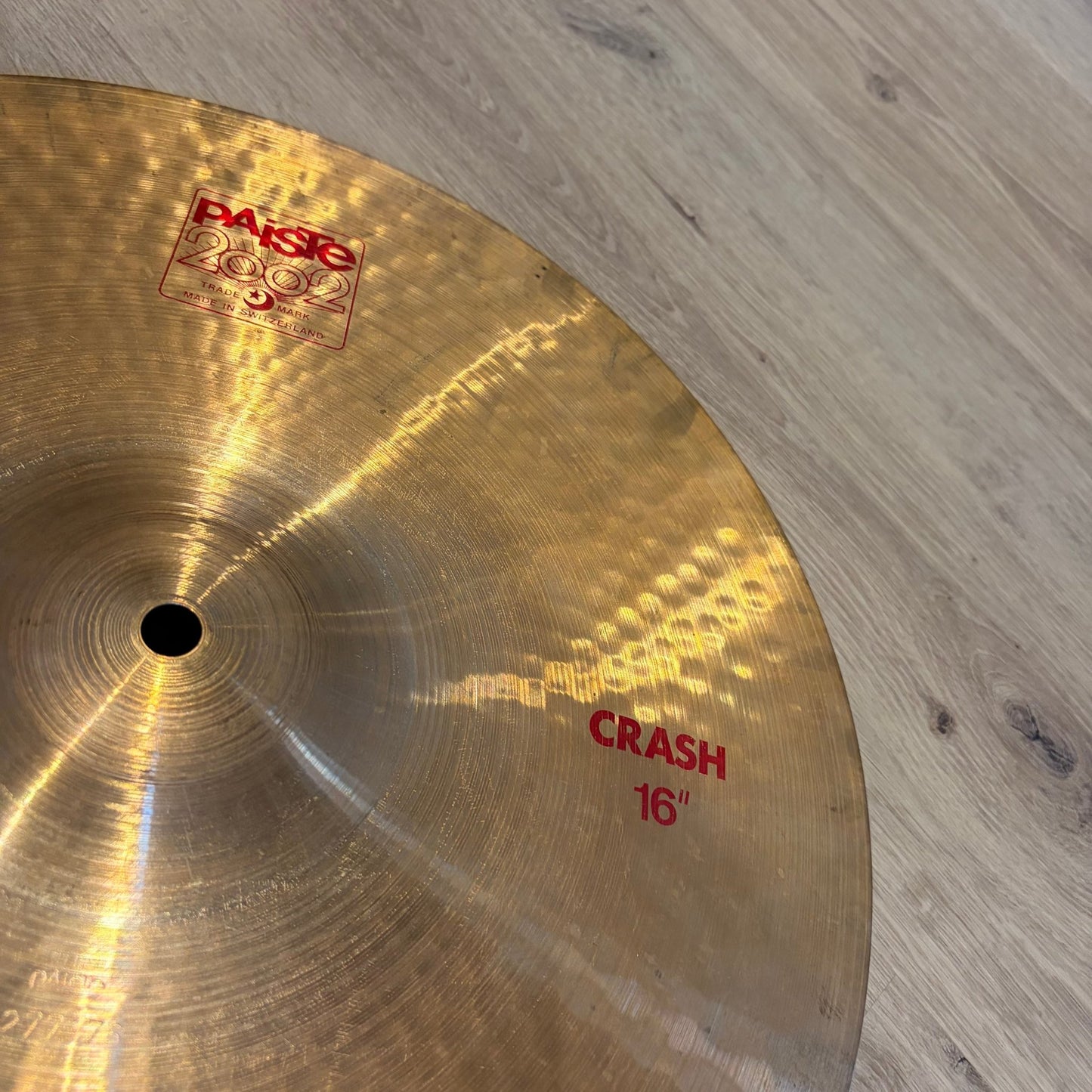 Paiste 16" 2002 Crash Paiste Crash Becken Roadhouse Vintage Vibes